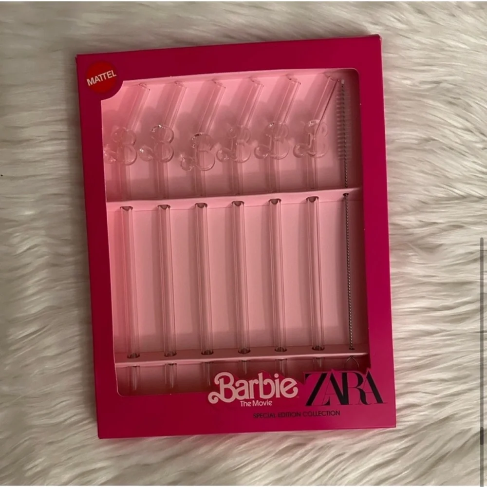 Zara- Barbie The Movie SET OF 6 STRAWS